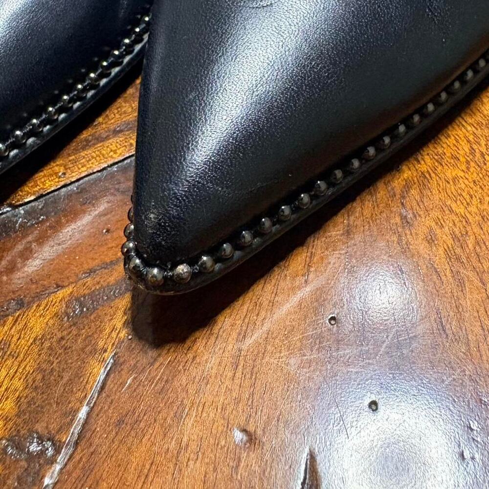 Coach Women's Size 8 Y2k era coach black pointed toe heels shoes Office Siren - Picture 5 of 8